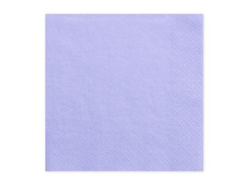 Napkins, 3 layers, lilac, 33x33cm (1 pkt / 20 pc.)