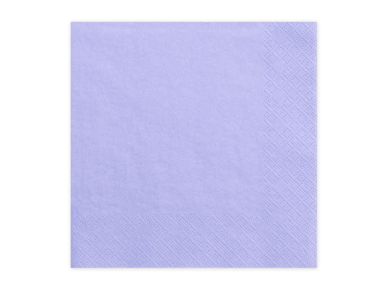 Napkins, 3 layers, lilac, 33x33cm (1 pkt / 20 pc.)