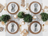 Wooden rings for napkins Reindeers, natural wood (1 pkt / 6 pc.)