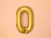 Foil Balloon Letter ''O'', 35cm, gold