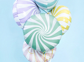 Foil Balloon Candy, 35cm, mint