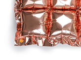 Foil balloon curtain, Rose Gold, 72x143 cm