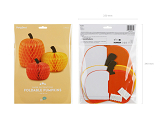 Honeycomb Pumpkins, 18-30cm, mix (1 pkt / 3 pc.)