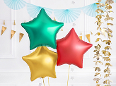 Foil balloon Star, 48cm, green