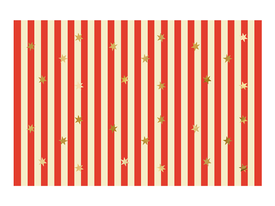 Paper Tablecloth Stars and Stripes, mix, 180 x 120 cm