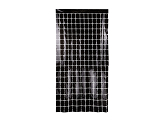 Party curtain Square, black, 100x200cm