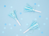 Party horns, sky-blue (1 pkt / 6 pc.)