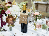 Table numbers - bottles hangers, 8x18.5cm (1 pkt / 10 pc.)