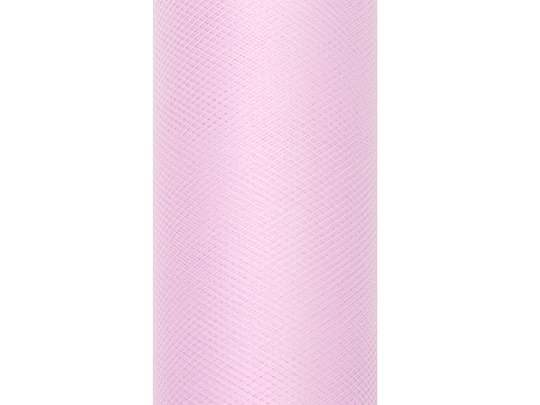 Tulle Plain, light pink, 0.15 x 9m (1 pc. / 9 lm)