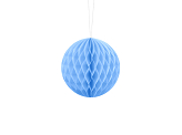 Honeycomb Ball, light blue, 10cm