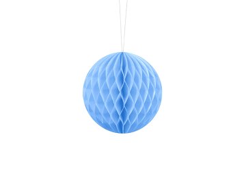 Honeycomb Ball, light blue, 10cm