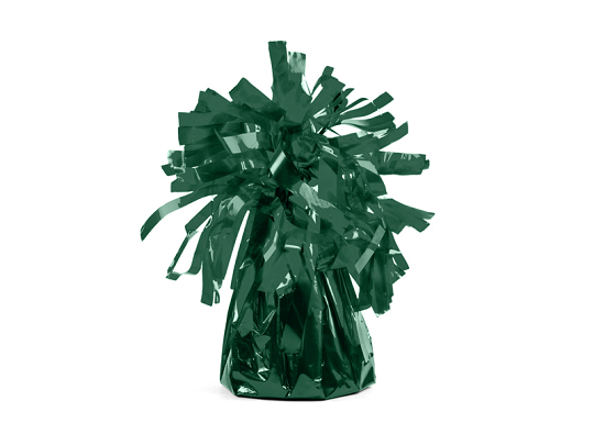 Foil balloon weight, dark green