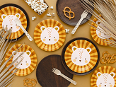 Plates Leo, mix, 18 cm (1 pkt / 6 pc.)