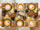 Plates Leo, mix, 18 cm (1 pkt / 6 pc.)