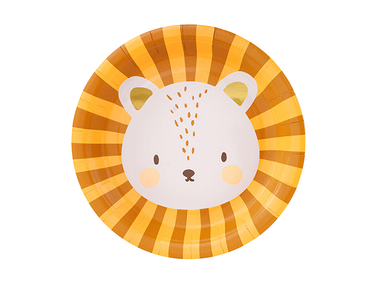 Plates Leo, mix, 18 cm (1 pkt / 6 pc.)