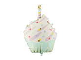 Foil balloon Cupcake, 48x68 cm, mix