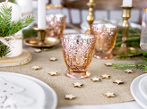 Candle holder, rose gold, 8cm (1 pkt / 4 pc.)