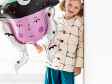 Foil balloon Witch, 73,5x101 cm, mix