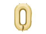 Foil Balloon Number '0', 86 cm, gold