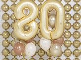 Foil Balloon Number '0', 86 cm, gold