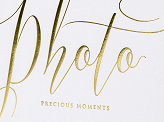 Photo album Precious moments, 20x24.5cm, white, 22 pages
