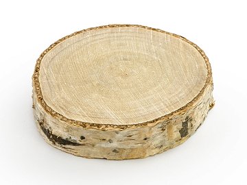 Wooden place cards, diameter 4.5-6.5cm (1 pkt / 20 pc.)