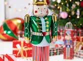 Standing foil balloon Nutcracker, 34x85cm, mix