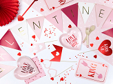 Confetti Hearts, red, 25mm, 10g