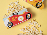 Boxes for snacks Cars, mix (1 pkt / 3 pc.)