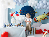 Gift bag Airplane, 10x35.5x24 cm, mix