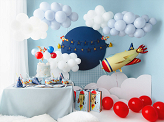 Gift bag Airplane, 10x35.5x24 cm, mix