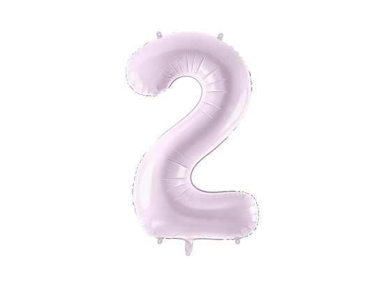 Foil Balloon Number ''2'', 72cm, purple