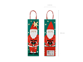 Gift bag Santa, 11x36x10 cm, mix