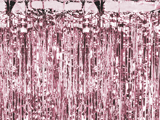 Party curtain, rose gold, 100x200cm