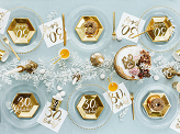 Plates 30th Birthday, gold, 20cm (1 pkt / 6 pc.)