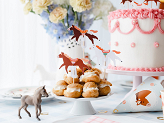 Cupcake toppers - Horses, 13 cm, mix (1 pkt / 6 pc.)
