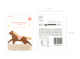 Cupcake toppers - Horses, 13 cm, mix (1 pkt / 6 pc.)