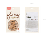 Glossy Balloons 30cm, rose gold (1 pkt / 50 pc.)
