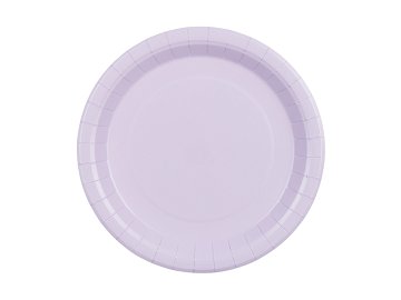 Paper Plates, lavender, 23 cm (1 pkt / 6 pc.)