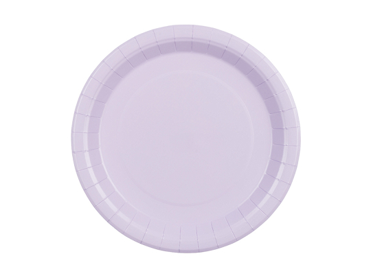 Paper Plates, lavender, 23 cm (1 pkt / 6 pc.)