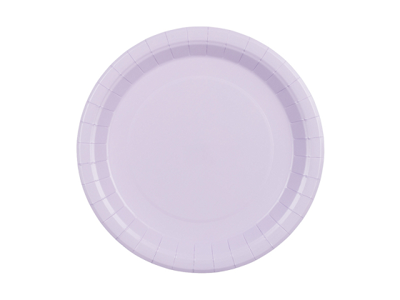 Paper Plates, lavender, 23 cm (1 pkt / 6 pc.)