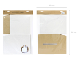 Wedding card box, cream, 24x24x24cm