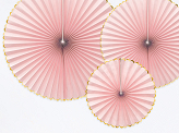 Decorative Rosettes Yummy, light pink (1 pkt / 3 pc.)