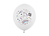 Balloons 30cm, Unicorn, Pastel Pure White (1 pkt / 50 pc.)