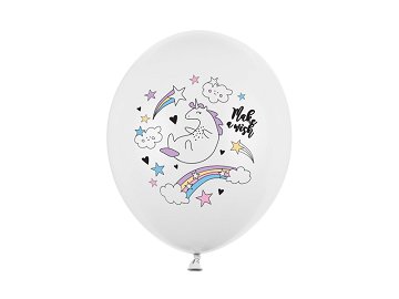 Balloons 30cm, Unicorn, Pastel Pure White (1 pkt / 50 pc.)