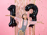 Foil Balloon Number ''1'', 86cm, black