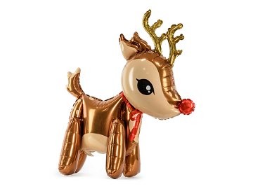 Foil balloon Reindeer, 50x62cm, mix