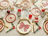 Napkins Christmas garland, 33x33 cm, beige (1 pkt / 20 pc.)
