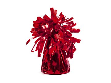 Foil balloon weight, red (1 pkt / 4 pc.)