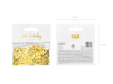 Metallic confetti, number 60, 15g